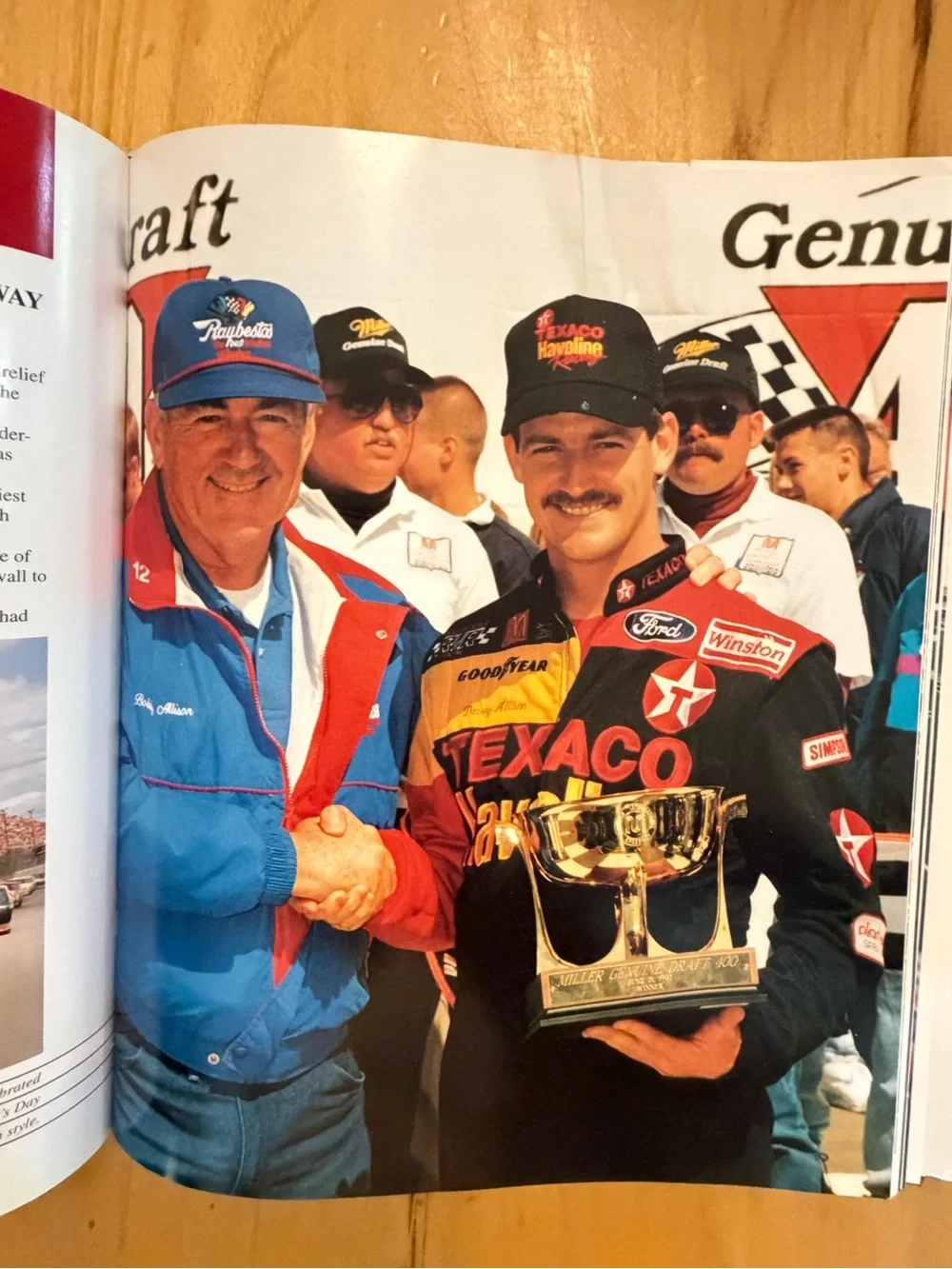 1992 NASCAR Winston Cup Annual Yearbook Richard Petty Ford Racing Book Earnhardt